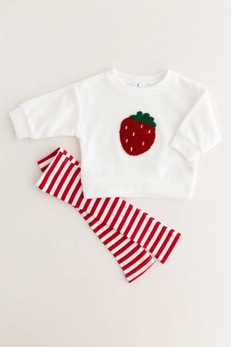 COZY Strawberry | Sweatshirt + Leggings - Cozy Crew Club
