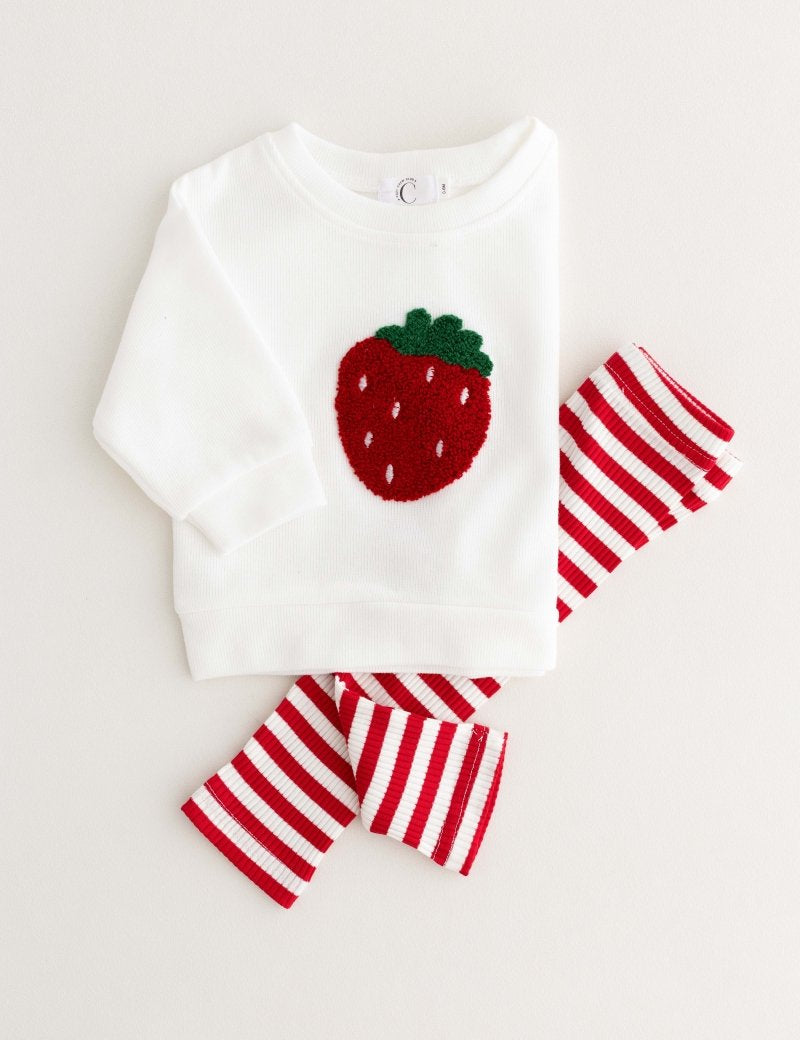 COZY Strawberry | Sweatshirt + Leggings - Cozy Crew Club