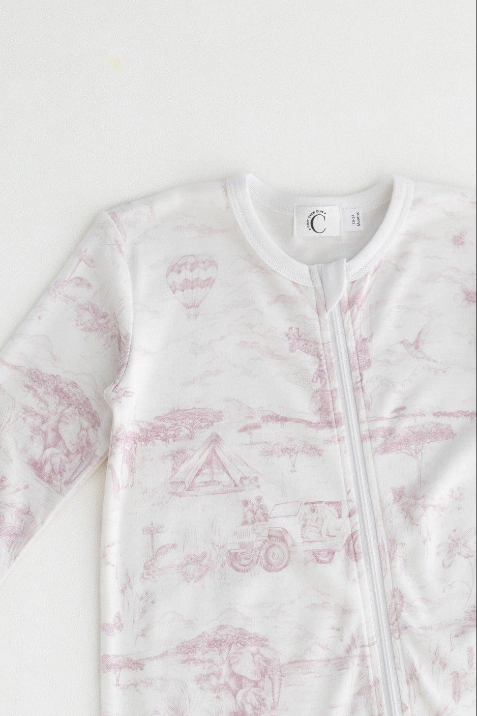 Lyons Den Cozy x Victoria Sanders Sleepsuit Baby Pink