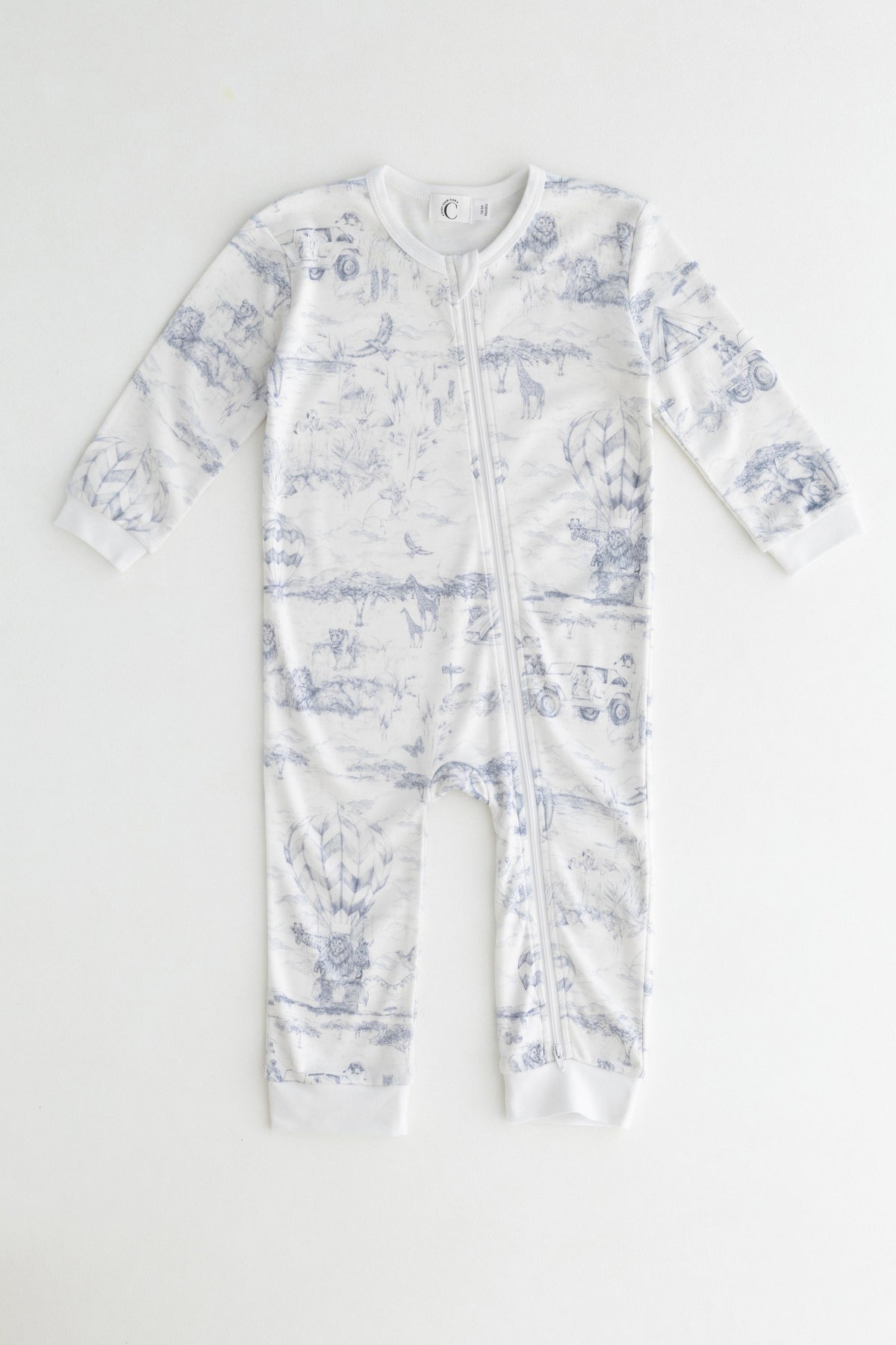 Lyons Den Cozy x Victoria Sanders Sleepsuit Baby Blue