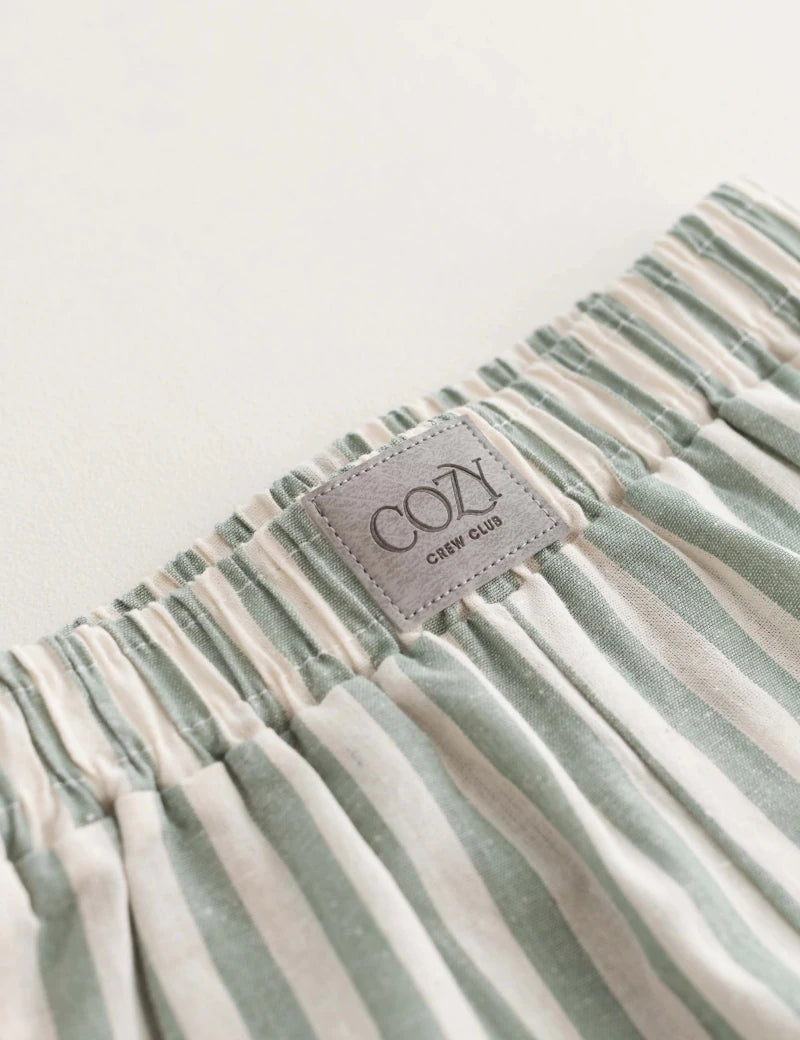 Cozy Crew Club Stripe Pants (Sage) Cozy Crew Club Pants mora-uk.myshopify.com cozy-crew-club-stripe-pants-sage   All Products, aw25, BFCM-NEW20, CHILDSPLAY, navy, nonpersonalised, TOPS, ultracozy, whatnot, wholesale, wholesale-int  Cozy Crew Club Stripe Pants (Sage) Cozy Crew Club Pants mora-uk.myshopify.com cozy-crew-club-stripe-pants-sage   All Products, aw25, BFCM-NEW20, CHILDSPLAY, navy, nonpersonalised, TOPS, ultracozy, whatnot, wholesale, wholesale-int