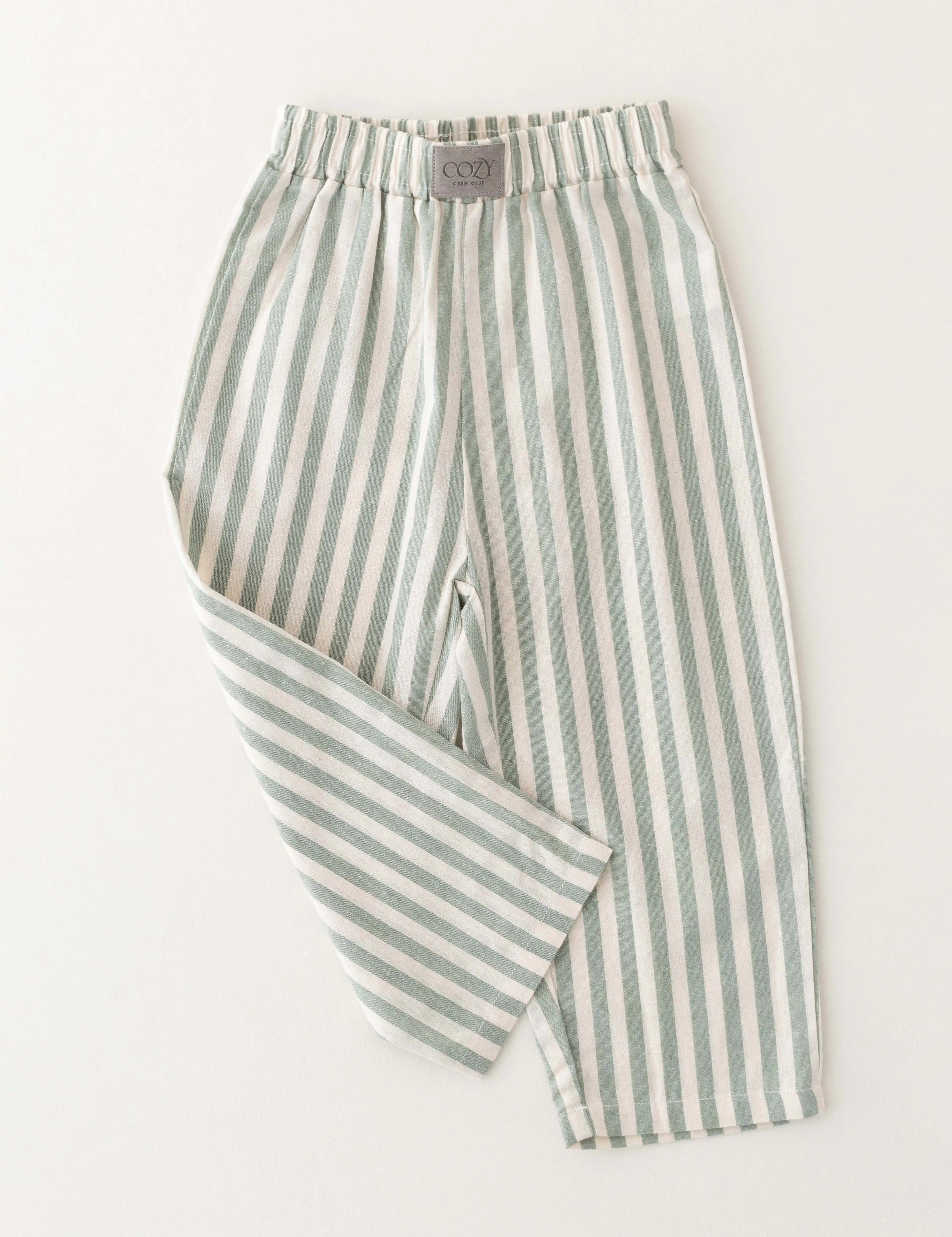Cozy Crew Club Stripe Pants (Sage) Cozy Crew Club Pants mora-uk.myshopify.com cozy-crew-club-stripe-pants-sage   All Products, aw25, BFCM-NEW20, CHILDSPLAY, navy, nonpersonalised, TOPS, ultracozy, whatnot, wholesale, wholesale-int  Cozy Crew Club Stripe Pants (Sage) Cozy Crew Club Pants mora-uk.myshopify.com cozy-crew-club-stripe-pants-sage   All Products, aw25, BFCM-NEW20, CHILDSPLAY, navy, nonpersonalised, TOPS, ultracozy, whatnot, wholesale, wholesale-int