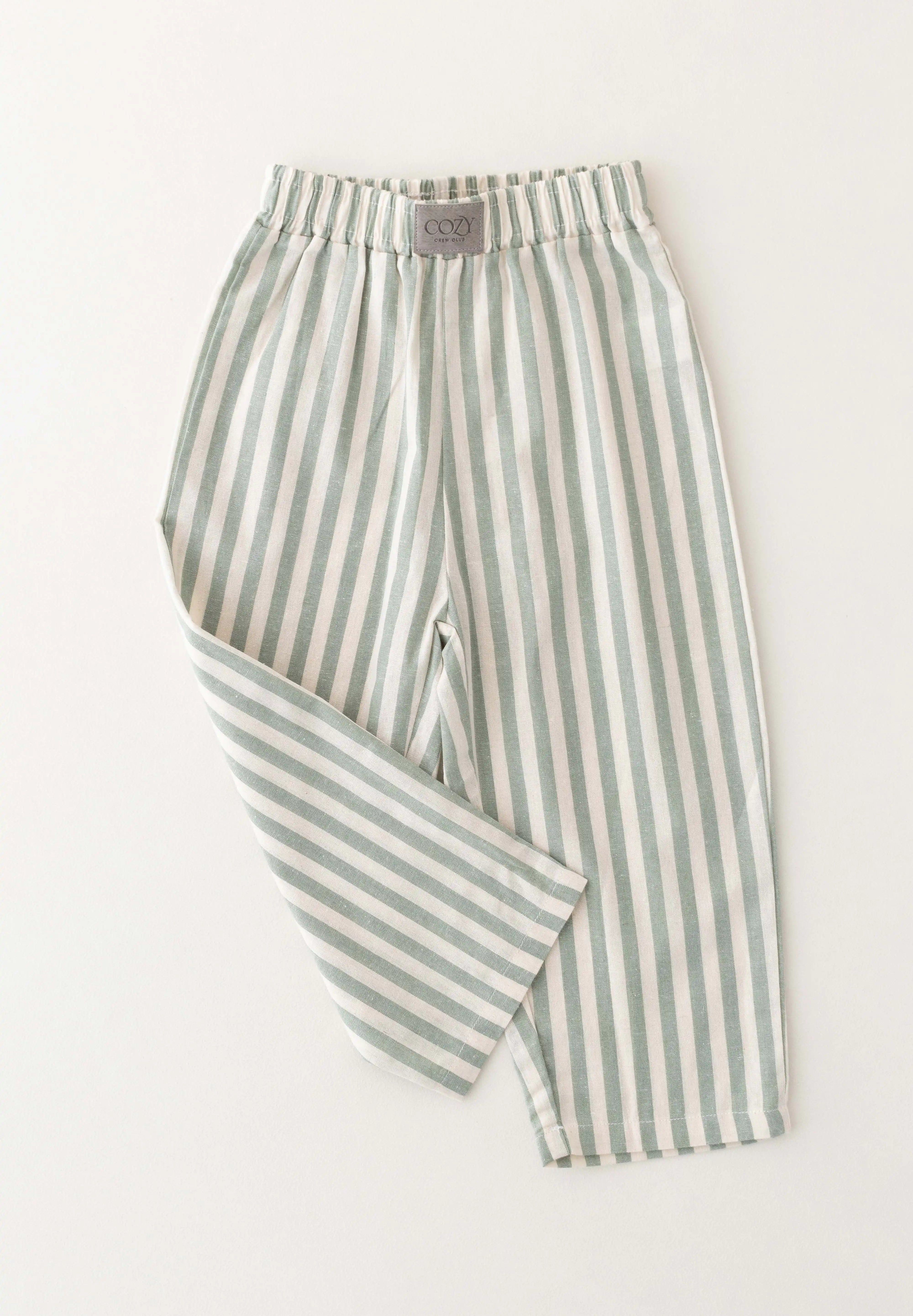 Cozy Crew Club Stripe Pants (Sage) Cozy Crew Club Pants mora-uk.myshopify.com cozy-crew-club-stripe-pants-sage   All Products, aw25, BFCM-NEW20, CHILDSPLAY, navy, nonpersonalised, TOPS, ultracozy, whatnot, wholesale, wholesale-int  Cozy Crew Club Stripe Pants (Sage) Cozy Crew Club Pants mora-uk.myshopify.com cozy-crew-club-stripe-pants-sage   All Products, aw25, BFCM-NEW20, CHILDSPLAY, navy, nonpersonalised, TOPS, ultracozy, whatnot, wholesale, wholesale-int