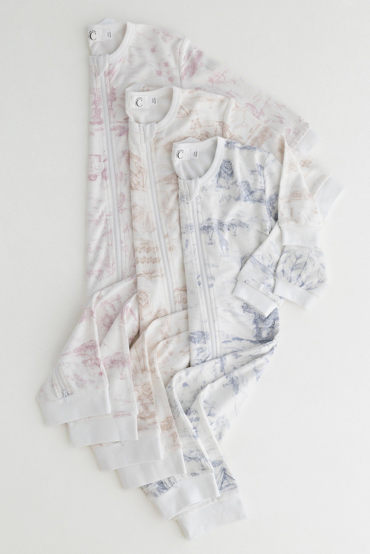 Lyons Den Cozy x Victoria Sanders Sleepsuit Parchment