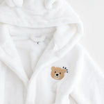 COZY Bear Hooded Dressing Gown Bear Ears - White Cozy Crew Club Dressing Gown mora-uk.myshopify.com cozy-bear-hooded-dressing-gown-bear-ears-white   baby, bath, bathrobe, bear, dressing gown, hooded, new in, personalise, soft, zero  COZY Bear Hooded Dressing Gown Bear Ears - White Cozy Crew Club Dressing Gown mora-uk.myshopify.com cozy-bear-hooded-dressing-gown-bear-ears-white   baby, bath, bathrobe, bear, dressing gown, hooded, new in, personalise, soft, zero