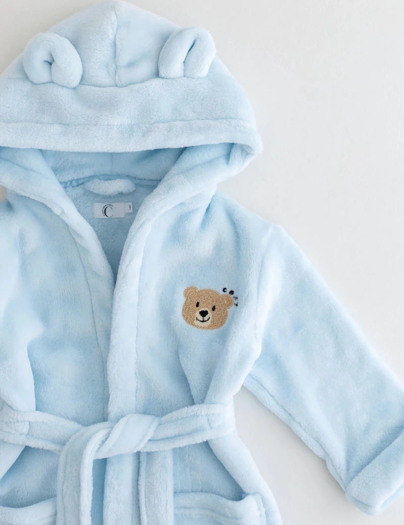 COZY Bear Hooded Dressing Gown Bear Ears - Blue Cozy Crew Club Dressing Gown mora-uk.myshopify.com cozy-bear-hooded-dressing-gown-bear-ears-blue   baby, bath, bathrobe, bear, dressing gown, hooded, new in, personalise, soft, zero  COZY Bear Hooded Dressing Gown Bear Ears - Blue Cozy Crew Club Dressing Gown mora-uk.myshopify.com cozy-bear-hooded-dressing-gown-bear-ears-blue   baby, bath, bathrobe, bear, dressing gown, hooded, new in, personalise, soft, zero