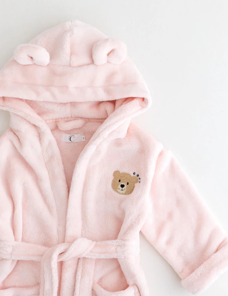 COZY Bear Hooded Dressing Gown Bear Ears - Pink Cozy Crew Club Dressing Gown mora-uk.myshopify.com cozy-bear-hooded-dressing-gown-bear-ears-pink   baby, bath, bathrobe, bear, dressing gown, hooded, new in, personalise, soft, zero  COZY Bear Hooded Dressing Gown Bear Ears - Pink Cozy Crew Club Dressing Gown mora-uk.myshopify.com cozy-bear-hooded-dressing-gown-bear-ears-pink   baby, bath, bathrobe, bear, dressing gown, hooded, new in, personalise, soft, zero