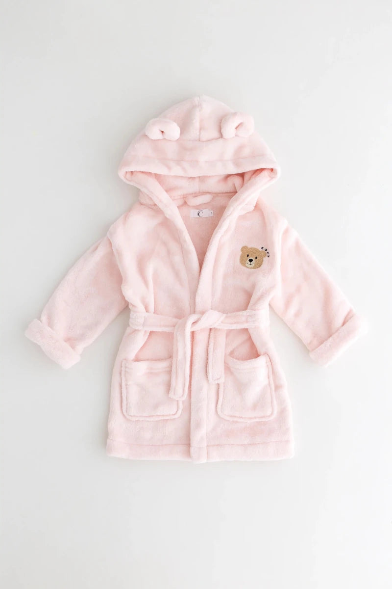 COZY Bear Hooded Dressing Gown Bear Ears - Pink Cozy Crew Club Dressing Gown mora-uk.myshopify.com cozy-bear-hooded-dressing-gown-bear-ears-pink   baby, bath, bathrobe, bear, dressing gown, hooded, new in, personalise, soft, zero  COZY Bear Hooded Dressing Gown Bear Ears - Pink Cozy Crew Club Dressing Gown mora-uk.myshopify.com cozy-bear-hooded-dressing-gown-bear-ears-pink   baby, bath, bathrobe, bear, dressing gown, hooded, new in, personalise, soft, zero