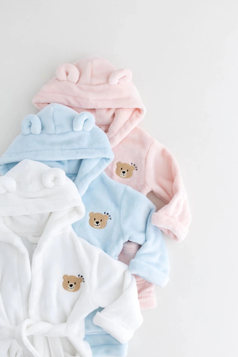 COZY Bear Hooded Dressing Gown Bear Ears - White Cozy Crew Club Dressing Gown mora-uk.myshopify.com cozy-bear-hooded-dressing-gown-bear-ears-white   baby, bath, bathrobe, bear, dressing gown, hooded, new in, personalise, soft, zero  COZY Bear Hooded Dressing Gown Bear Ears - White Cozy Crew Club Dressing Gown mora-uk.myshopify.com cozy-bear-hooded-dressing-gown-bear-ears-white   baby, bath, bathrobe, bear, dressing gown, hooded, new in, personalise, soft, zero