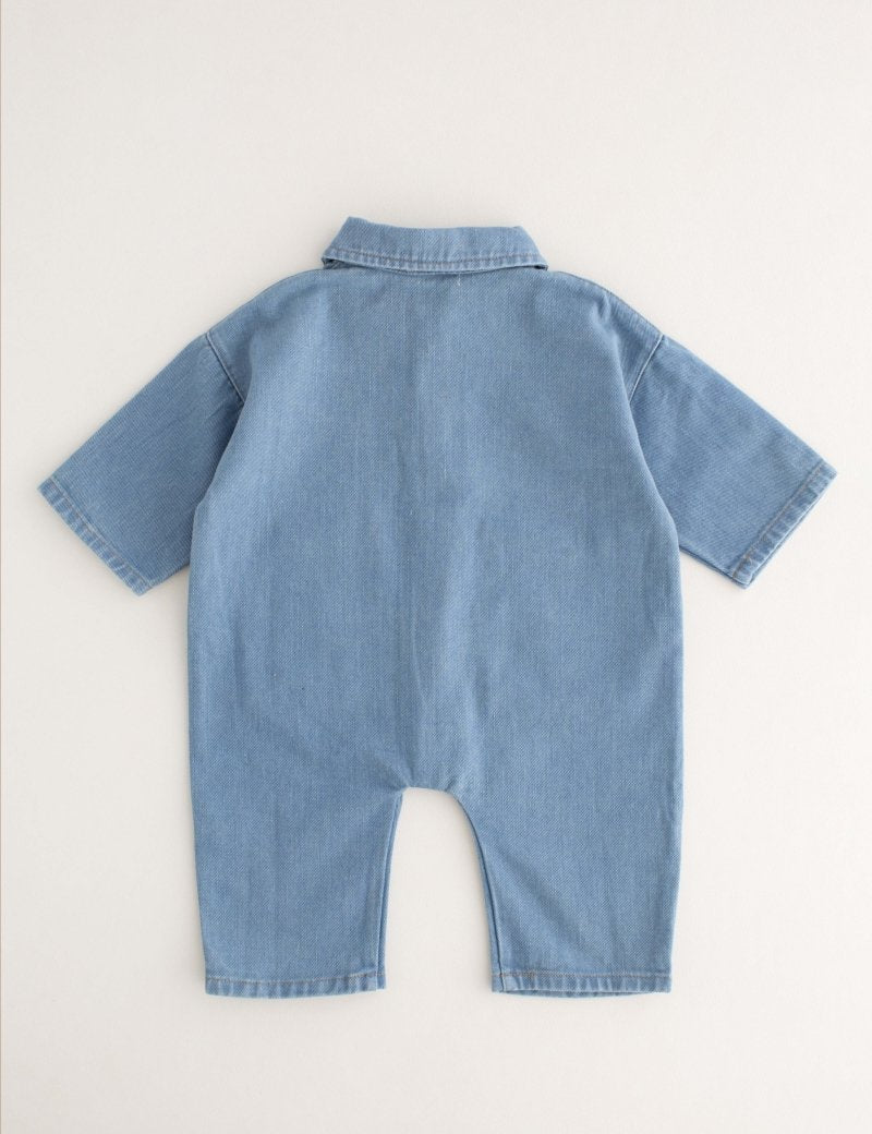 Bear Denim Piece Light or Dark Denim - Cozy Crew Club