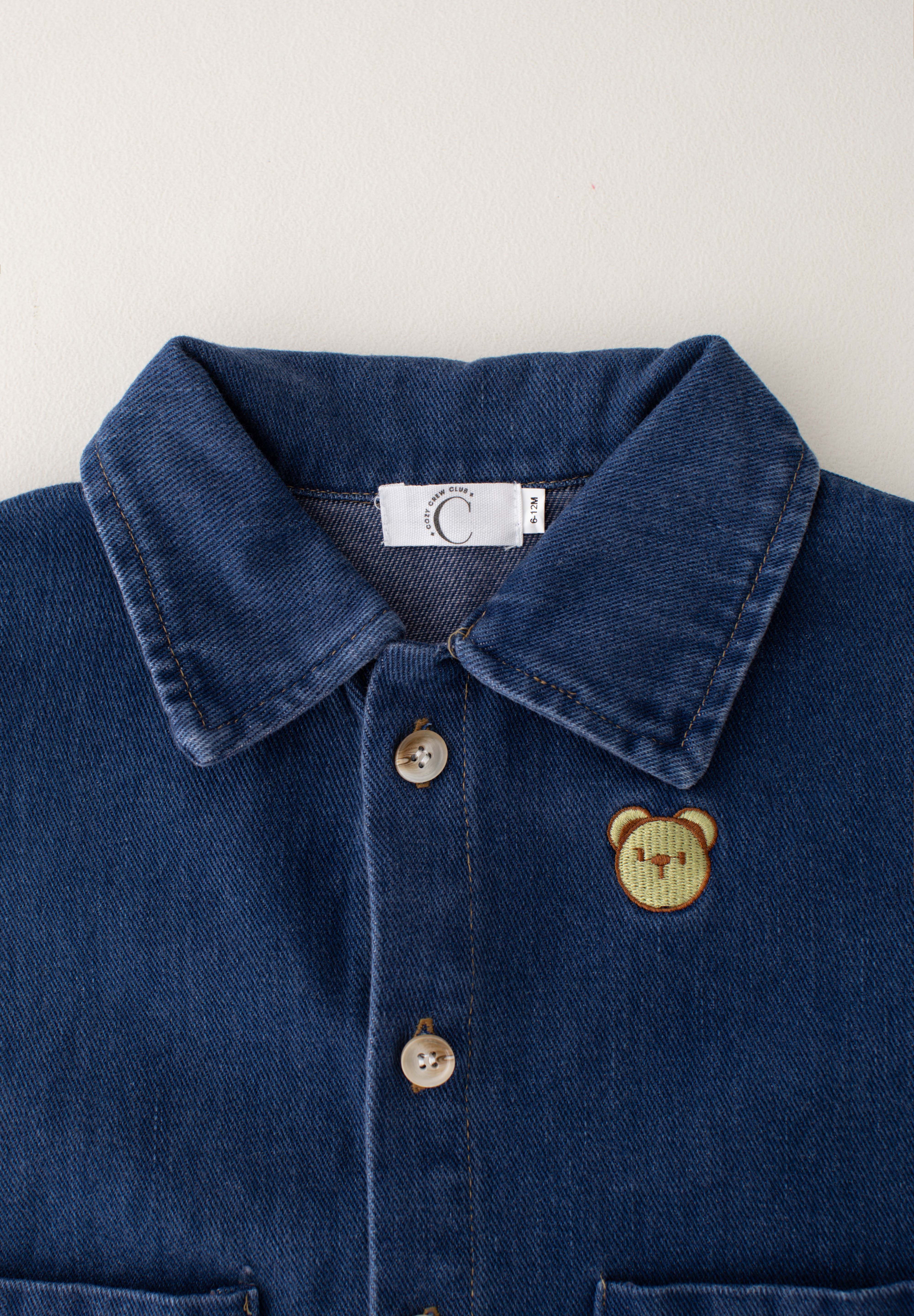 Bear Denim Piece Cozy Crew Club Rompers mora-uk.myshopify.com bear-denim-summer-piece   10off, 20off, allproducts, Baby, baby collection, bear, bear collection, BFCM-30, BFCM20, China, CHRISTMAS20, clothing, denim, embroidery, LINECARD, new in, nonpersonalised, outfit, PADDY10, set, shorts, summersale24, tshirt, WINTER20, zero