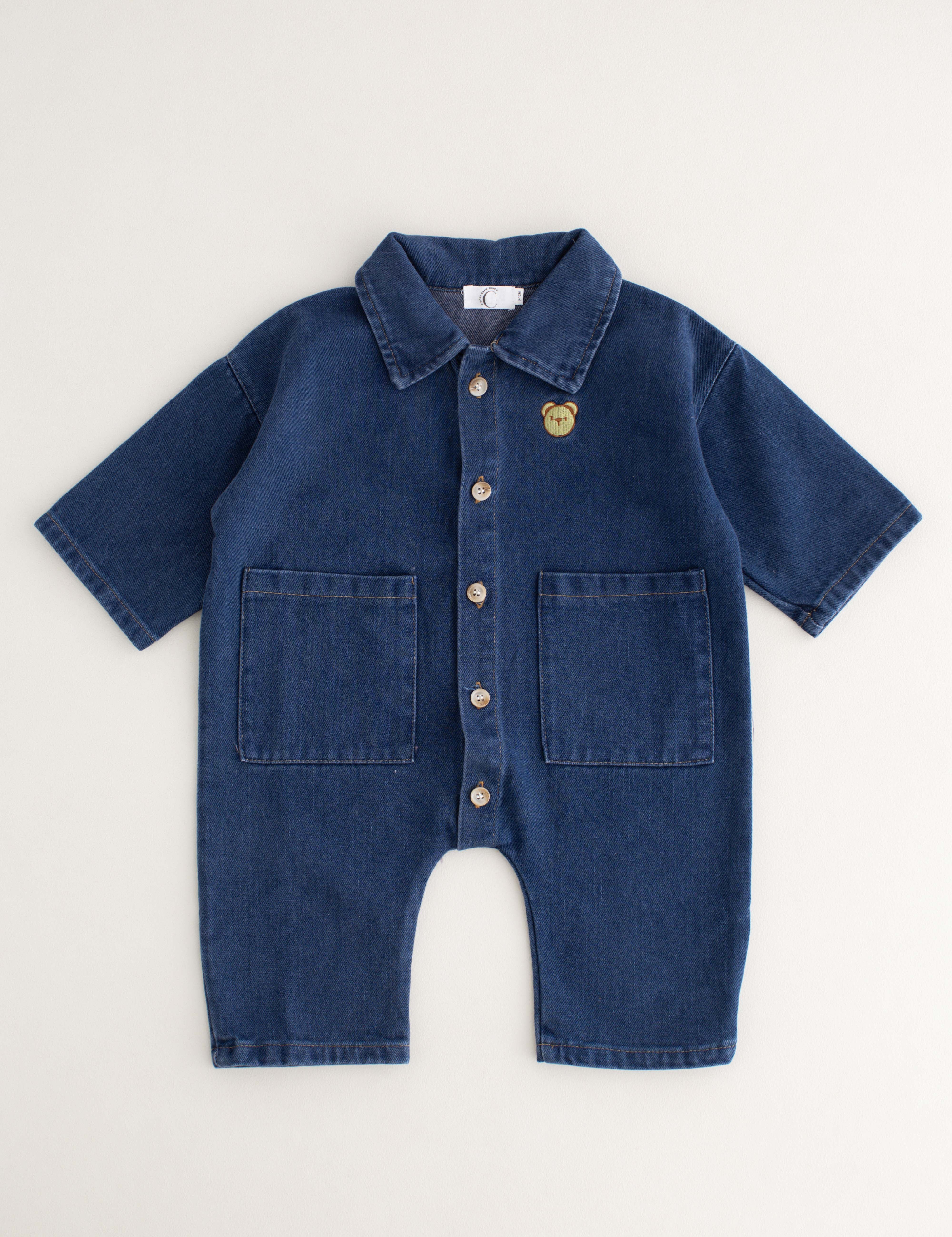 Bear Denim Piece Cozy Crew Club Rompers mora-uk.myshopify.com bear-denim-summer-piece   10off, 20off, allproducts, Baby, baby collection, bear, bear collection, BFCM-30, BFCM20, China, CHRISTMAS20, clothing, denim, embroidery, LINECARD, new in, nonpersonalised, outfit, PADDY10, set, shorts, summersale24, tshirt, WINTER20, zero