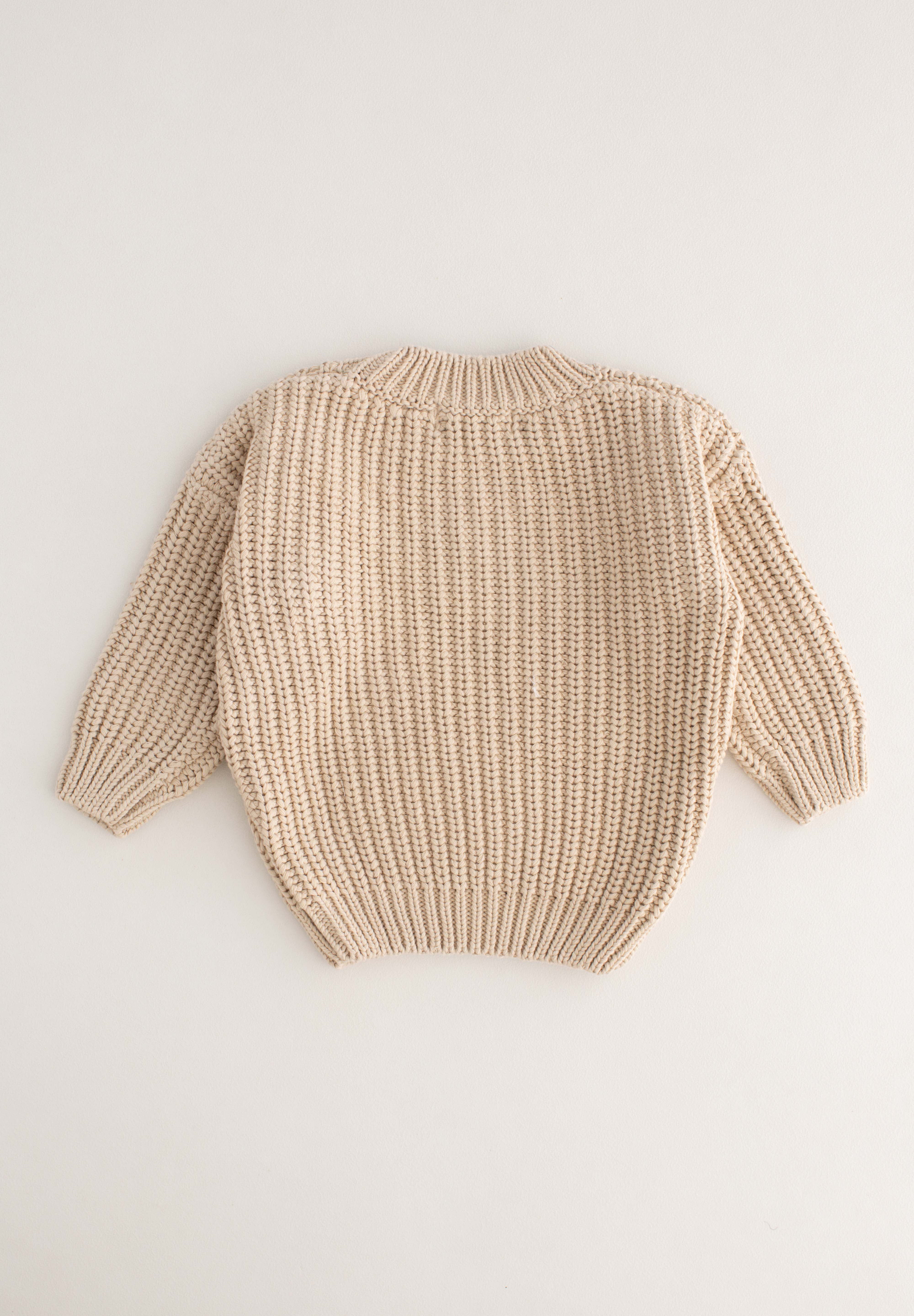 COZY Chunky Sweater | Almond Cozy Crew Club Jumpers mora-uk.myshopify.com cozy-speckle-chunky-sweater-almond   100% cotton, 20off, 33off, 40off, allproducts, almond, baby, baby collection, bear, bear collection, bear print, BFCM-30, BFCM20, BFMC-20, boy, china, CHRISTMAS20, clothing, embroidery, girl, hoodie, hoody, KNIT, new in, nightwear, onesie, PADDY20, playsuit, ultracozy, WINTER20, zero