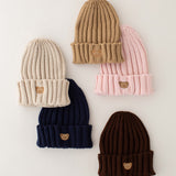 Knitted Bear Beanie Hats