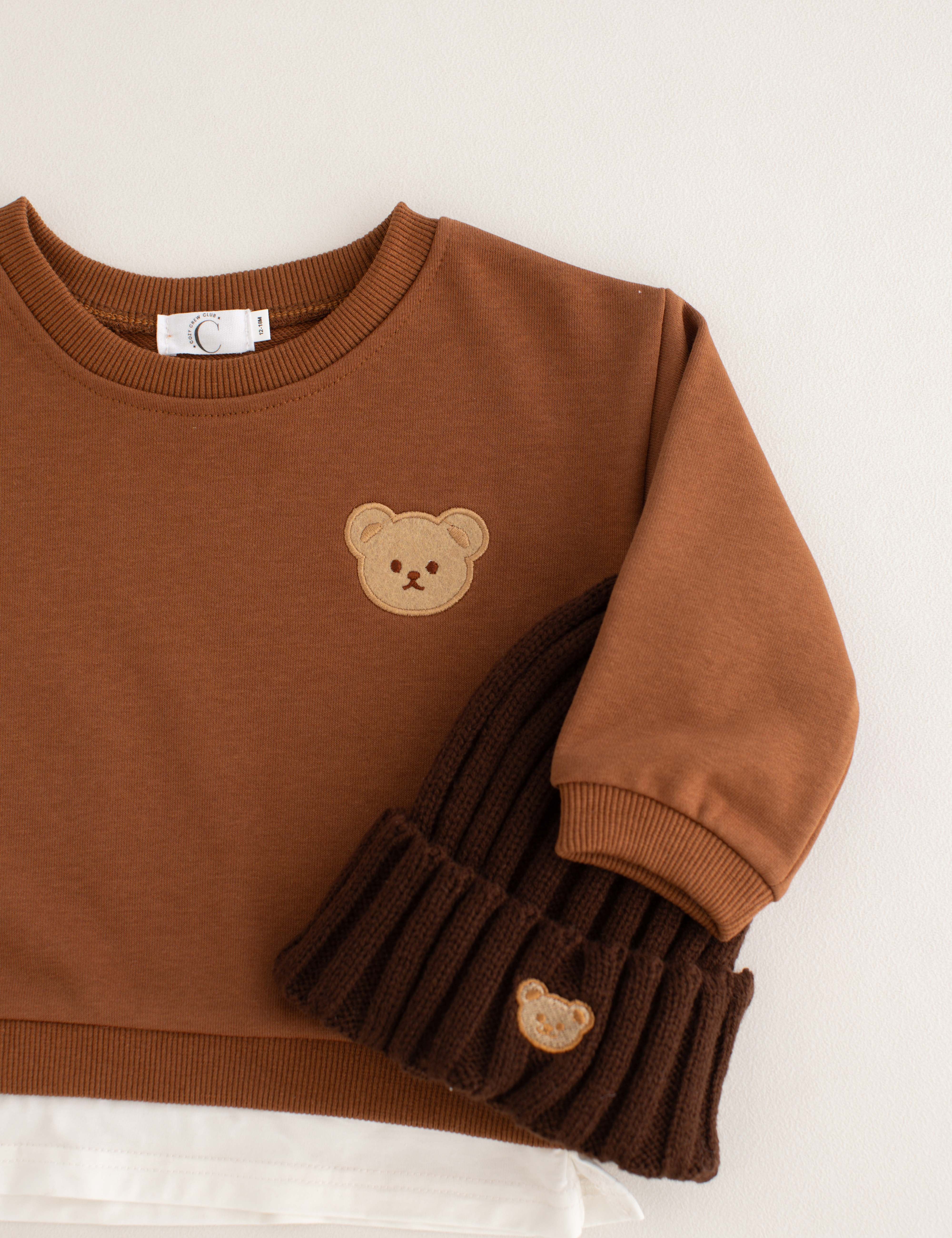 The Bear Colour Tracksuit Cozy Crew Club Tracksuits mora-uk.myshopify.com the-bear-colour-tracksuit Brown Bear / 0-6 M TBCT06M 10off, 20off, allproducts, baby, bear, bear collection, bear print, BFCM-25, bfcm30badge, boy, CHILDSPLAY, china, clothing, embroidery, girl, happy bear, LINECARD, new in, nonpersonalised, PADDY33, summersale24, tracksuit, unisex, whatnot, zero