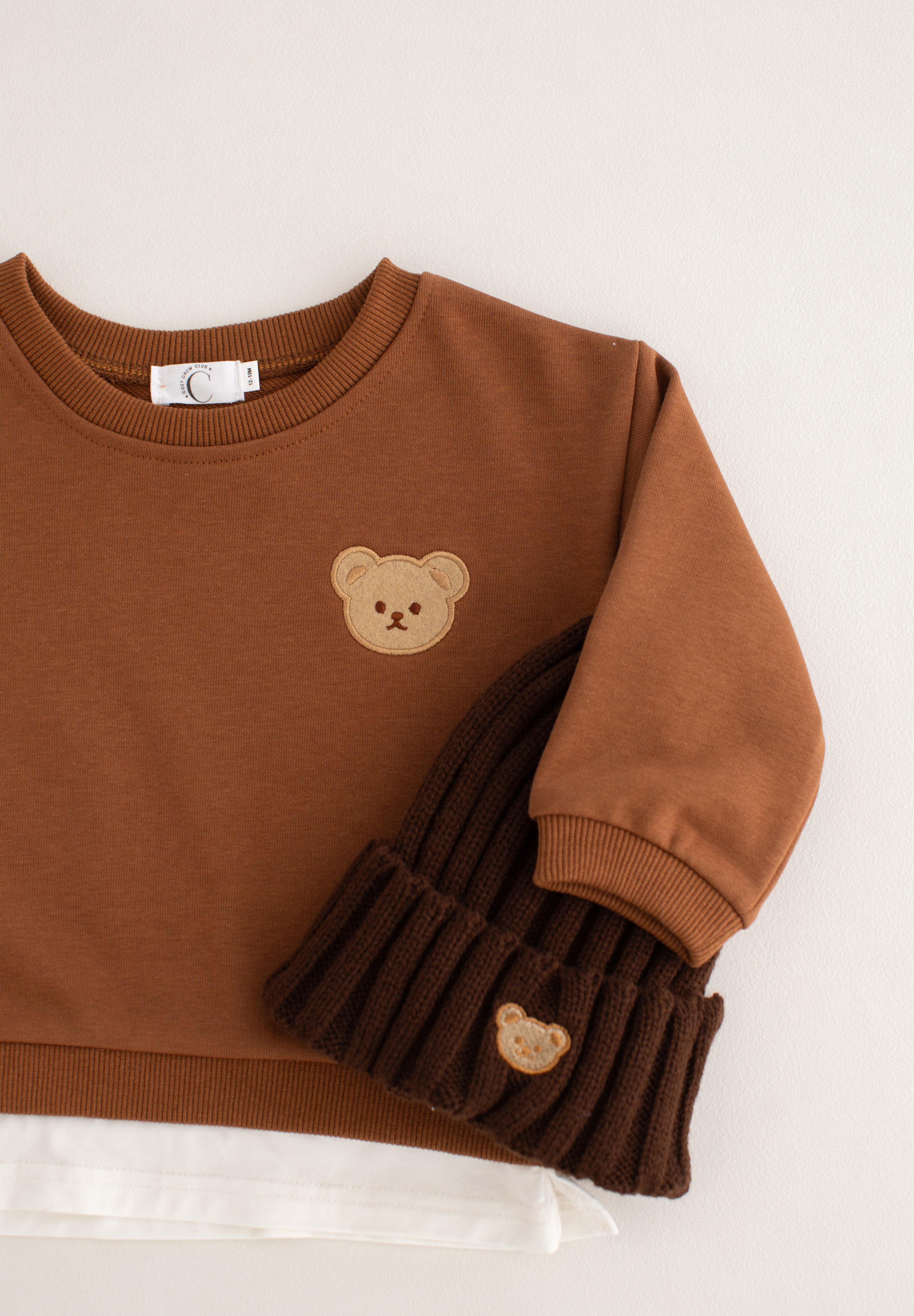 The Bear Colour Tracksuit Cozy Crew Club Tracksuits mora-uk.myshopify.com the-bear-colour-tracksuit Brown Bear / 0-6 M TBCT06M 10off, 20off, allproducts, baby, bear, bear collection, bear print, BFCM-25, bfcm30badge, boy, CHILDSPLAY, china, clothing, embroidery, girl, happy bear, LINECARD, new in, nonpersonalised, PADDY33, summersale24, tracksuit, unisex, whatnot, zero