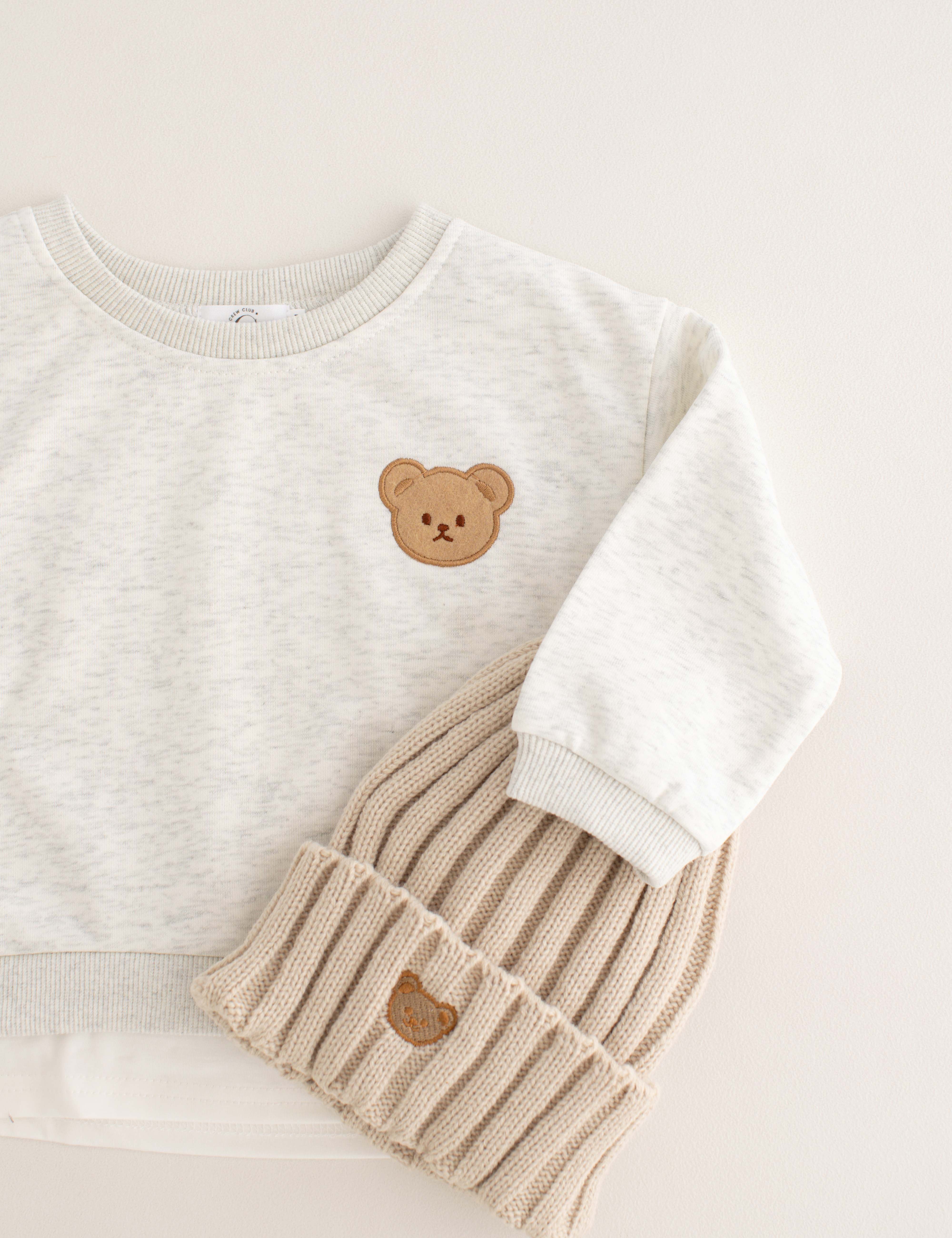 The Bear Colour Tracksuit Cozy Crew Club Tracksuits mora-uk.myshopify.com the-bear-colour-tracksuit GRAY / 0-6 M TBCT06G 10off, 20off, allproducts, baby, bear, bear collection, bear print, BFCM-25, bfcm30badge, boy, CHILDSPLAY, china, clothing, embroidery, girl, happy bear, LINECARD, new in, nonpersonalised, PADDY33, summersale24, tracksuit, unisex, whatnot, zero