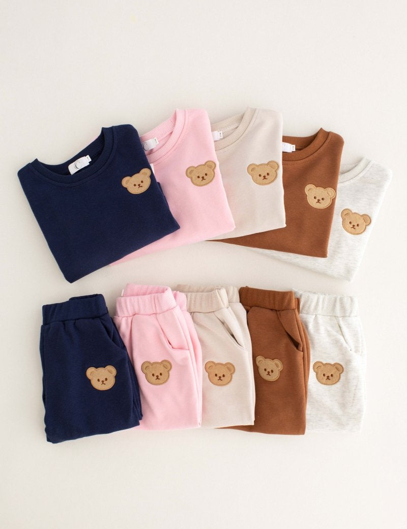 The Bear Colour Tracksuit 100% Cotton - Cozy Crew Club