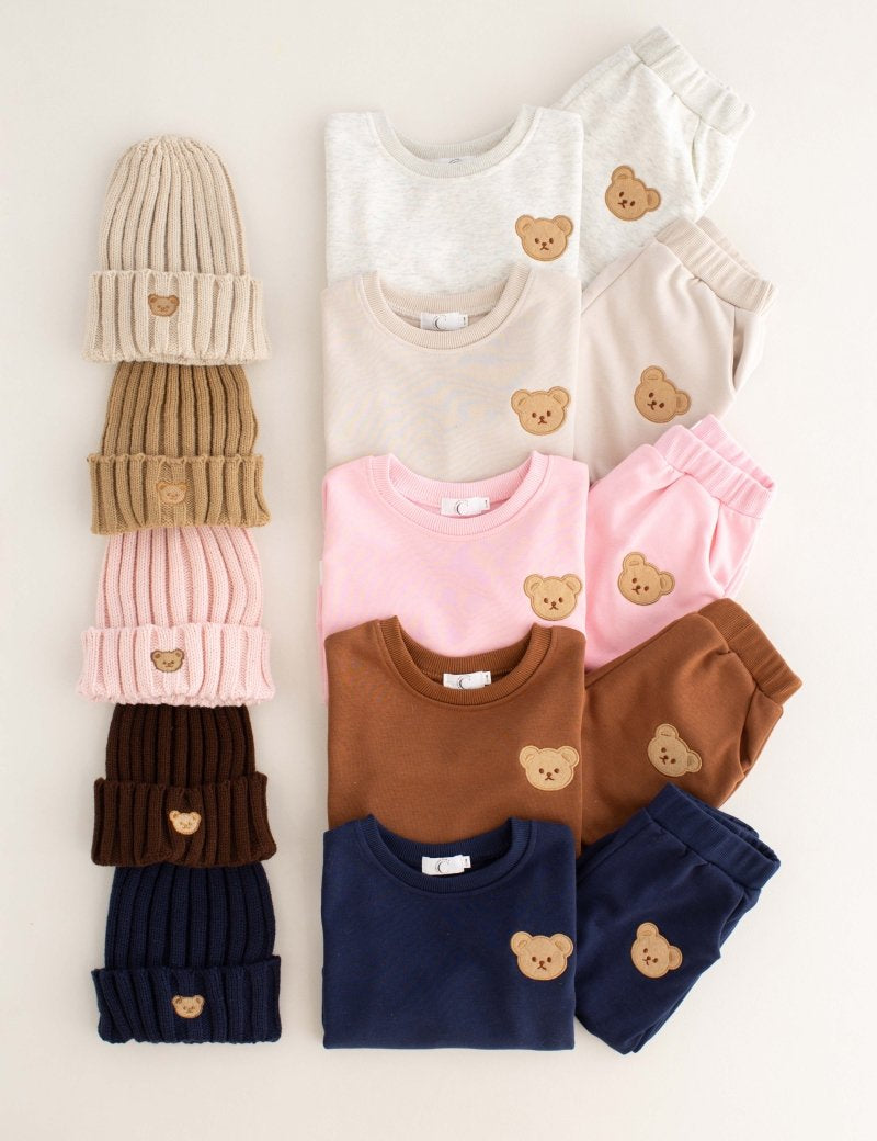 The Bear Colour Tracksuit 100% Cotton - Cozy Crew Club