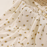 The Lemon Muslin Blanket Swaddle - Cozy Crew Club