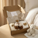 The VIP Cozy Boucle Baby Bear Personalised Gift Box