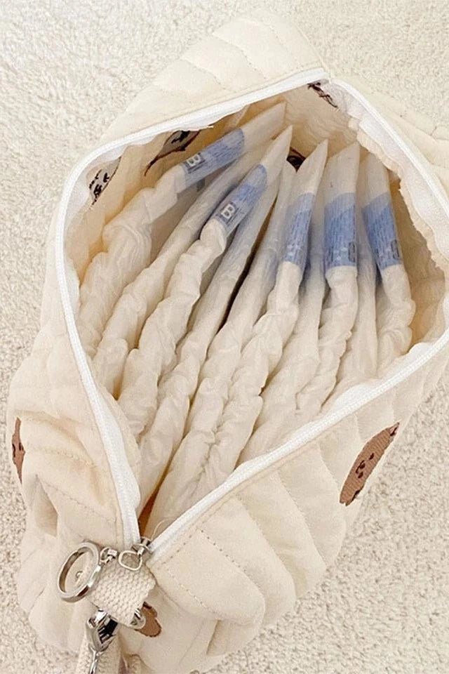 Teddy Grab & Go Bag Personalised - Cozy Crew Club