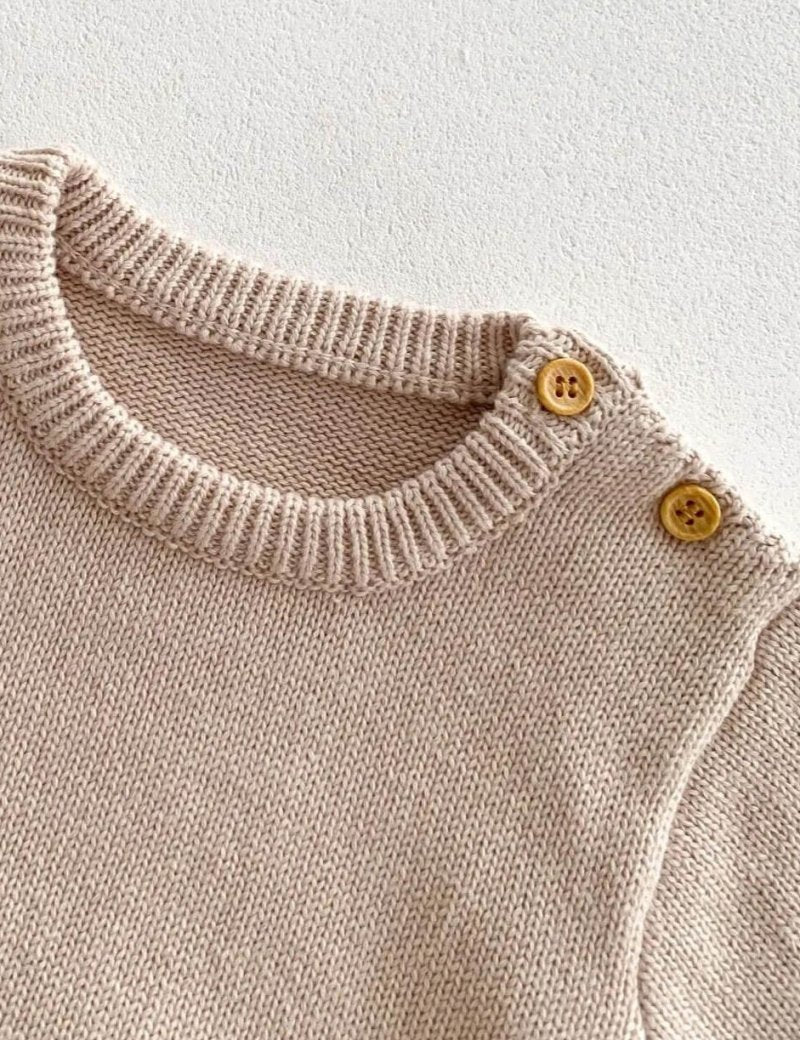Waffle Bear One Piece Playsuit - Cozy Crew Club