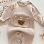 Waffle Bear One Piece Playsuit - Cozy Crew Club