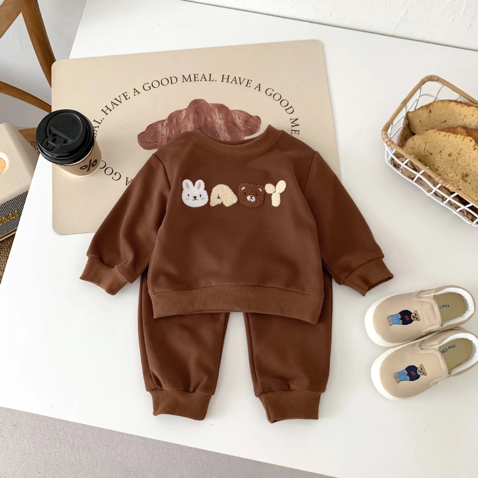 The Autumn Bear Colour Tracksuit Cozy Crew Club Tracksuits mora-uk.myshopify.com the-autumn-bear-colour-tracksuit   20off, allproducts, aw23, baby, bear, bear collection, bear print, BFCM-60, BFCM20, boy, china, CHRISTMAS20, clothing, easter50, girl, happy bear, new in, SSSALE2520, sssalepart25, tracksuit, unisex, zero