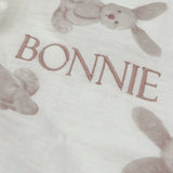 The Bunny Muslin Blanket Swaddle - Cozy Crew Club