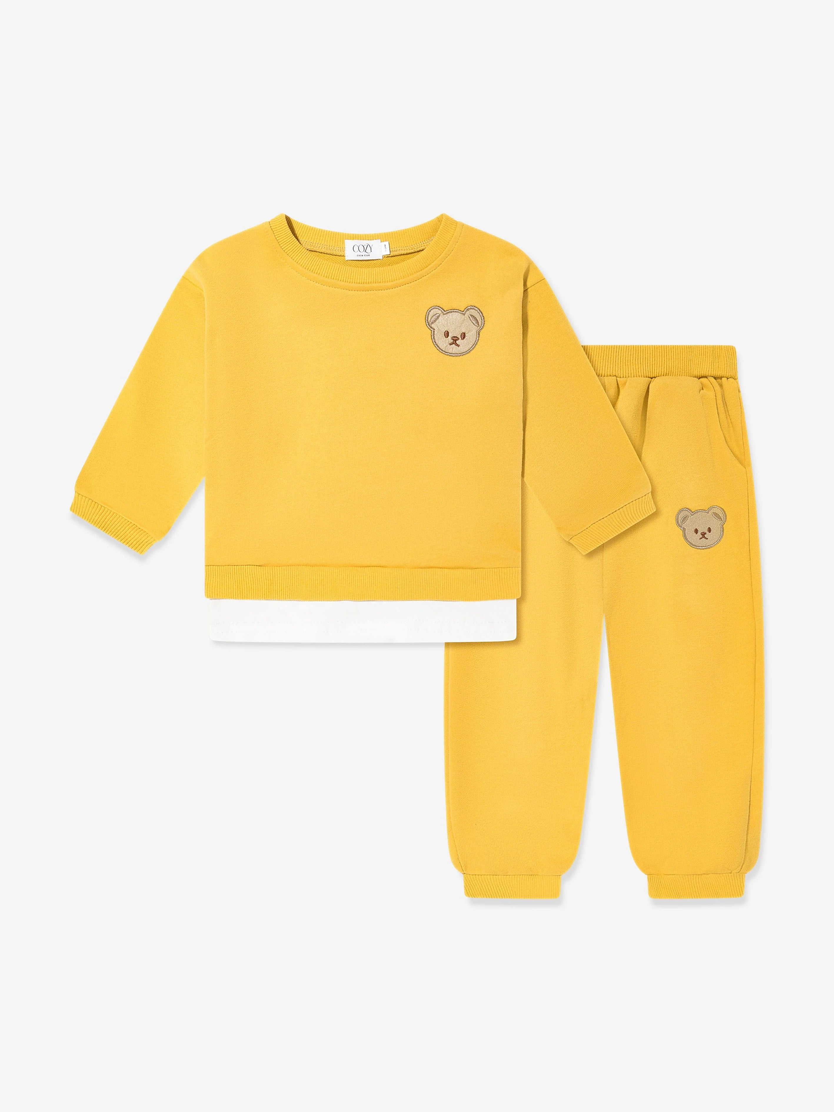 The Bear Colour Tracksuit Cozy Crew Club Tracksuits mora-uk.myshopify.com the-bear-colour-tracksuit YELLOW / 0-6 M TBCT06Y 10off, 20off, allproducts, baby, bear, bear collection, bear print, BFCM-25, bfcm30badge, boy, CHILDSPLAY, china, clothing, embroidery, girl, happy bear, LINECARD, new in, nonpersonalised, PADDY33, summersale24, tracksuit, unisex, whatnot, zero