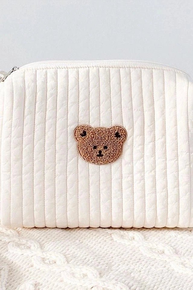 Teddy Grab & Go Bag Personalised - Cozy Crew Club