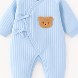 Grenouillère pour bébé en tissu bouclé Teddy Bear 
