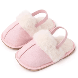The Fur Slippers Beige, Brown or Pink - Cozy Crew Club