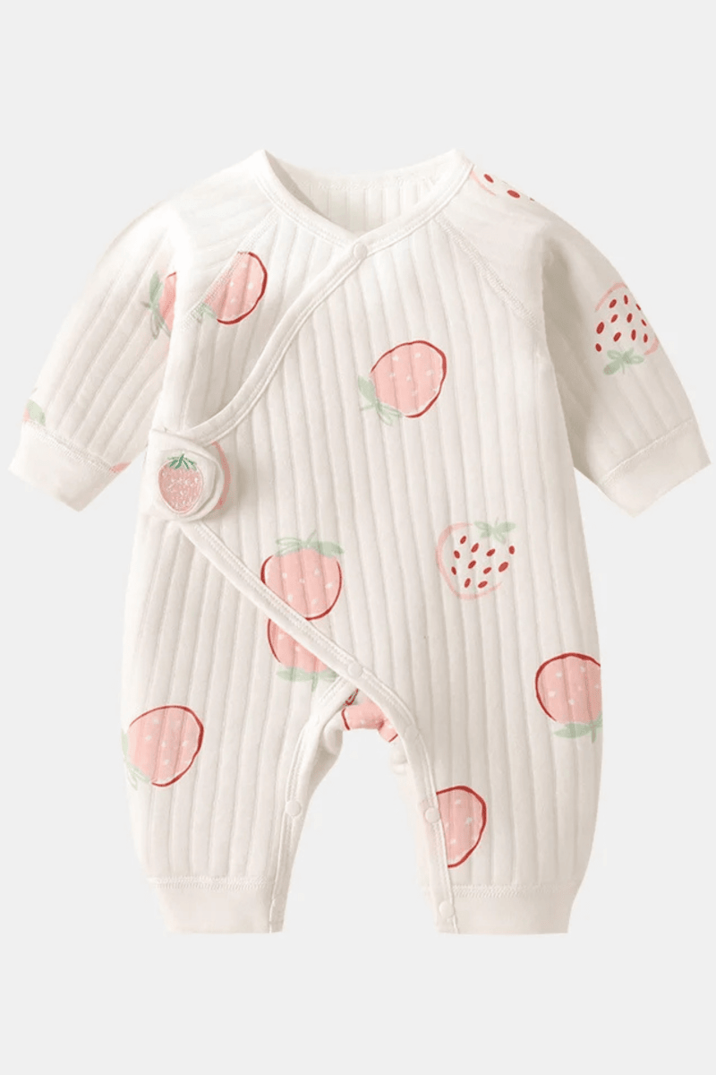 The Cozy Pink Boucle Baby Bear & Strawberry Personalised Gift Box - Cozy Crew Club