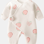 The Cozy Pink Boucle Baby Bear & Strawberry Personalised Gift Box - Cozy Crew Club