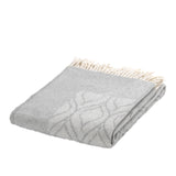 Mora Interior Eco Pattern (Silver Grey) Soft Cotton Sofa Throw Blanket