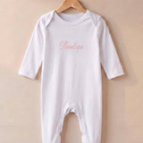 Exquisite Personalised 100% Premium Cotton Baby Romper