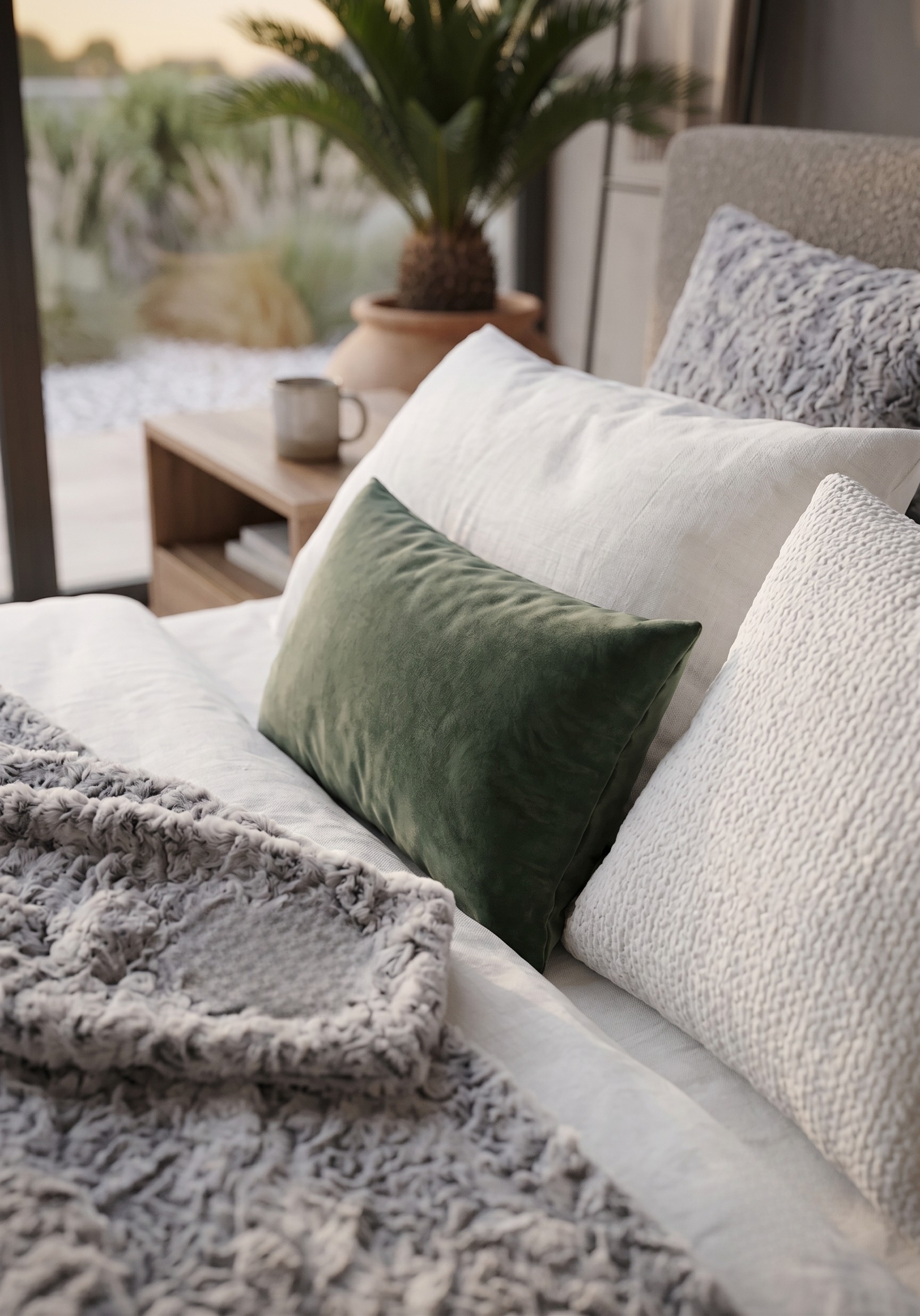 The Cozy Haku Full-Length Throw Blanket + Pillows