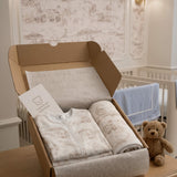Lyons Den Cozy x Victoria Sanders 3-Piece Gift Set – Baby Parchment