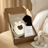 The Cozy Adventure Bear Tracksuit + Backpack + Beanie Personalised Gift Box