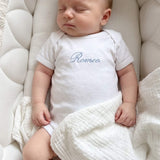 Exquisite Personalised 100% Premium Cotton Baby Bodysuit