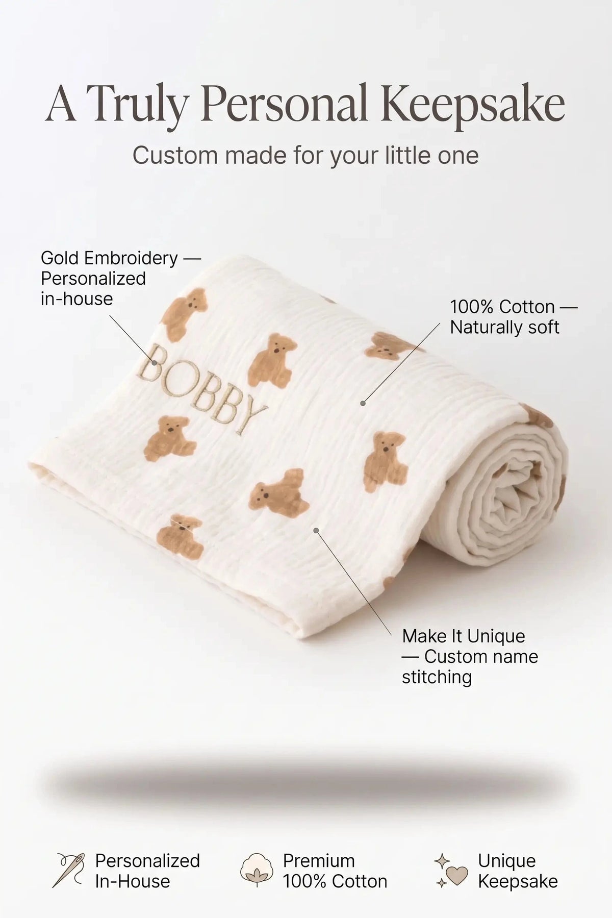 The Cozy Bedtime Bear Personalised Gift Box