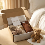 The Cozy Ultimate Bear Tracksuit + Playsuit + Socks Personalised Gift Box