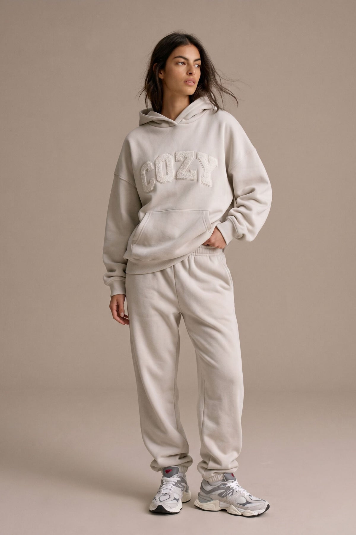 Sweat à capuche surdimensionné pour adulte COZY