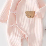 The Teddy Bear Boucle Wrap Baby Grow Romper Cozy Crew Club Rompers mora-uk.myshopify.com teddy-bear-boucle-romper Pink / 0-3 M TTBBWBGR-Pink0-3 10off, 20off, baby, baby collection, bear, bear collection, bear print, beautifulbambino, BFCM-20, BFCM-25, BFCM20, boucle, CHILDSPLAY, china, clothing, embroidery, LINECARD, new in, nightwear, nonpersonalised, PADDY10, romper, summersale24, teddy, whatnot, wrap, zero