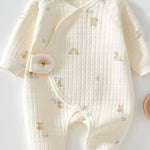 The Rainbow Boucle Wrap Baby Grow Romper - Cozy Crew Club