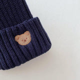Knitted Bear Beanie Hats
