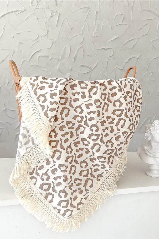 The Tassel Blanket Swaddle (Multiple Prints) - Cozy Crew Club