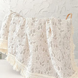 The Tassel Blanket Swaddle (Multiple Prints) - Cozy Crew Club
